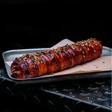Maple glazed BBQ sausage, cranberry & sage stuffing