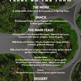 Feast on the Farm (Spring Edition) - Saturday 16th May 2026